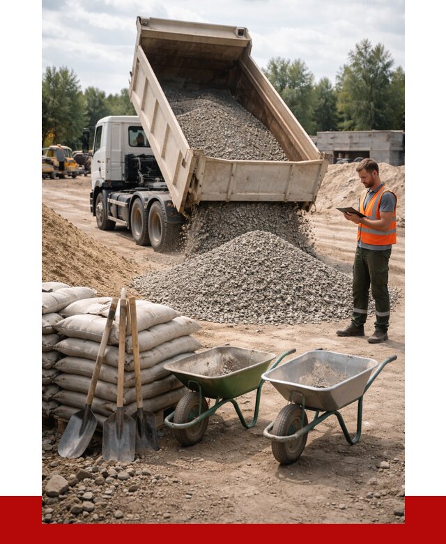 Доставка нерудных материалов в Чусовой от 1254 руб. | ПРОНЕРУДЧсв
