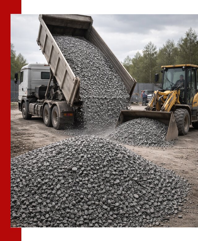 Доставка и продажа щебня гранитного в Чусовой