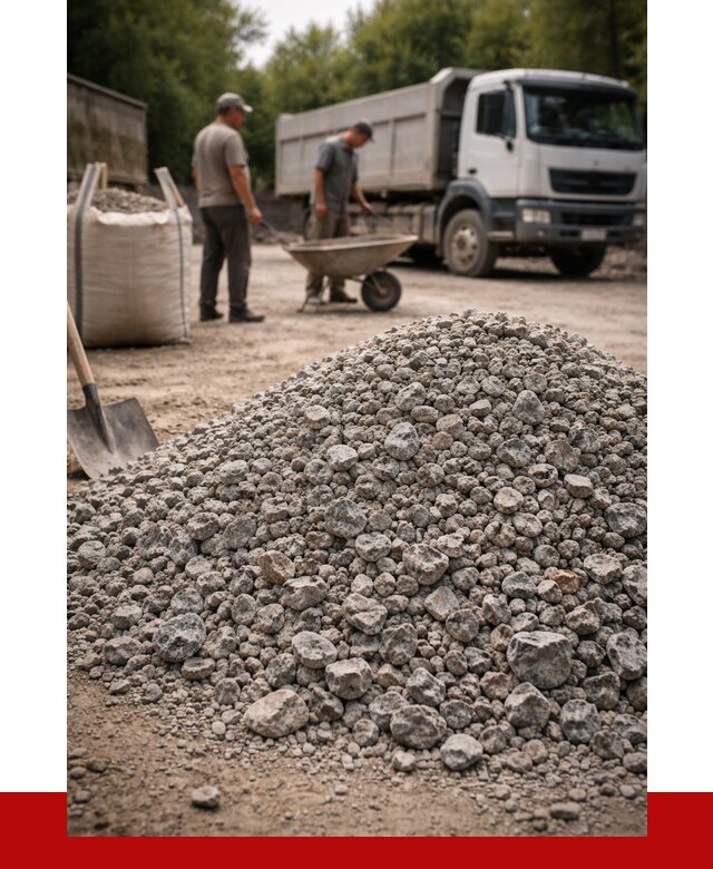 Гранитный щебень фракция 20-40 в Чусовой от 3343 руб. ПРОНЕРУДЧсв