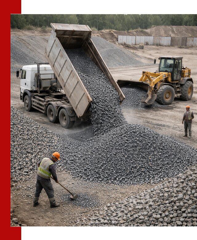 Щебень габбро-диабаз фр. 5-20 с доставкой в Чусовой