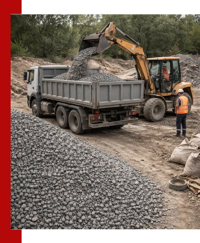 Доставка гравийного щебня в Чусовой оптом и в розницу