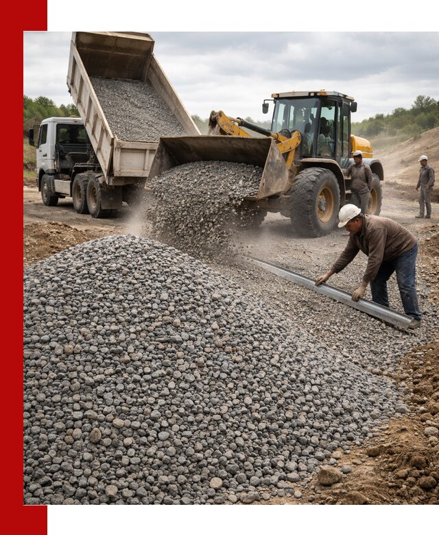 Гравийный щебень фракция 5-20 с доставкой в Чусовой
