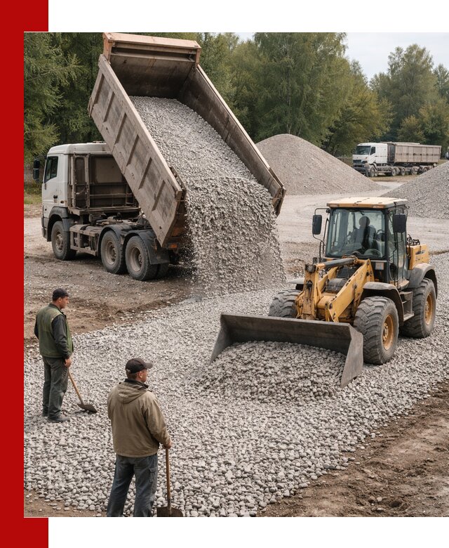 Купить гравийный щебень фракция 20-40 в Чусовой с доставкой