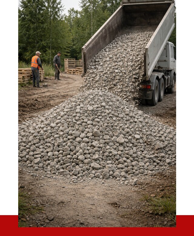 гравийный щебень фракция 70-120 в Чусовой от 2560 р. ПРОНЕРУДЧсв