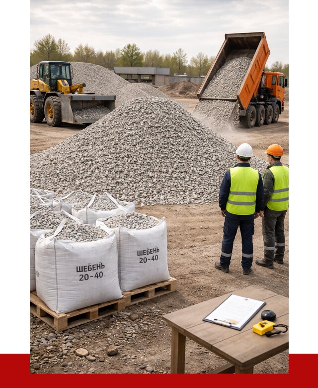 Известняковый щебень 20-40 в Чусовой от 2194 р. ПРОНЕРУДЧсв