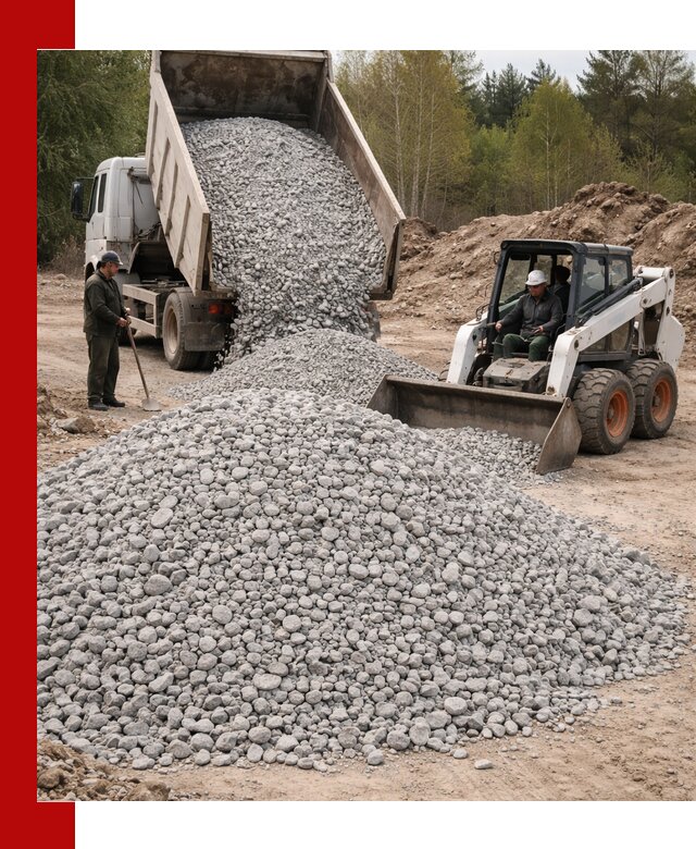 Доставка доломитового щебня в Чусовой напрямую от карьера
