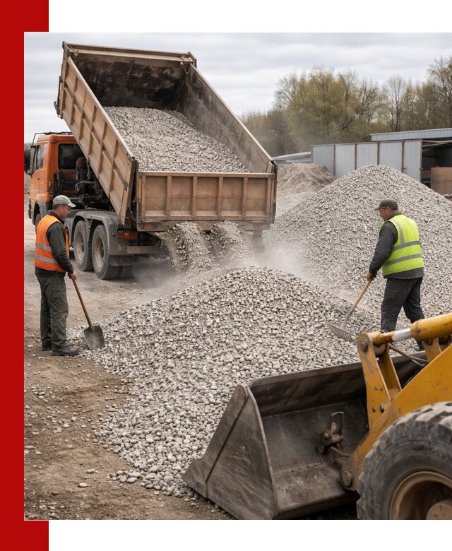 Доломитовый щебень фракции 5-20 с доставкой в Чусовой