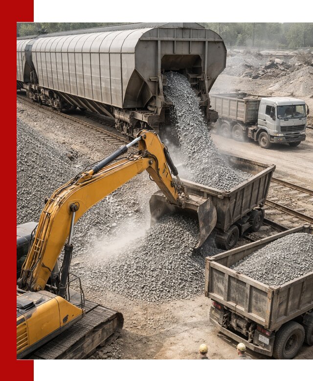 Доставка железнодорожного щебня в Чусовой крупными партиями быстрого отгруза