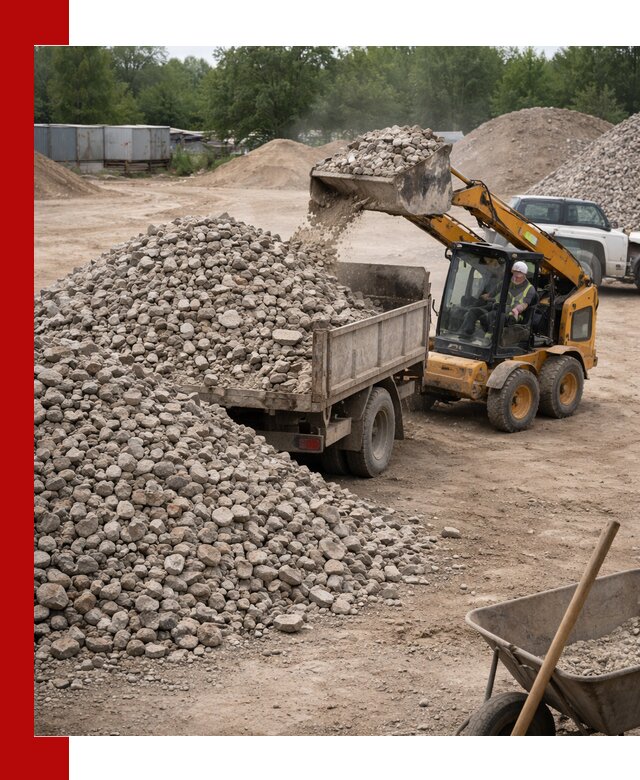 Доставка вторичного щебня в Чусовой для строительных работ