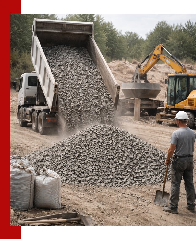 Доставка и продажа бетонного щебня в Чусовой