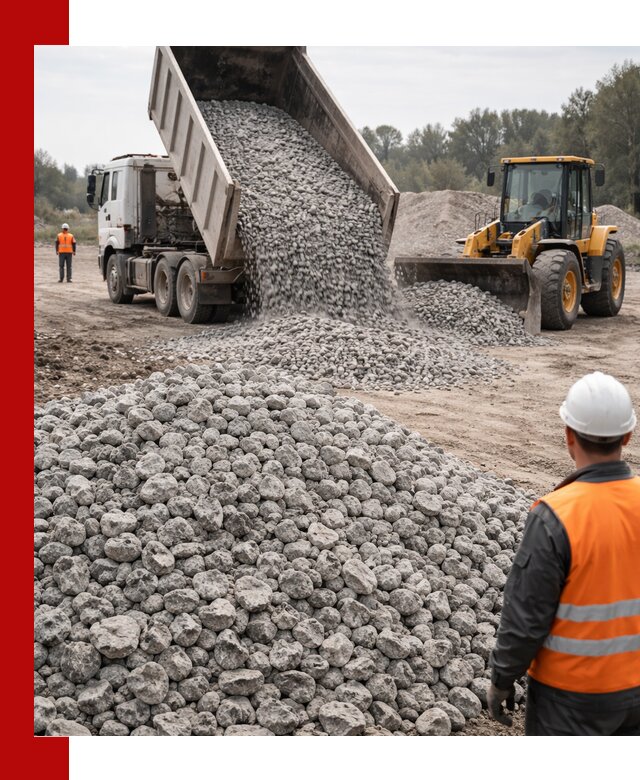 Доставка бетонного щебня фракции 20-40 в Чусовой