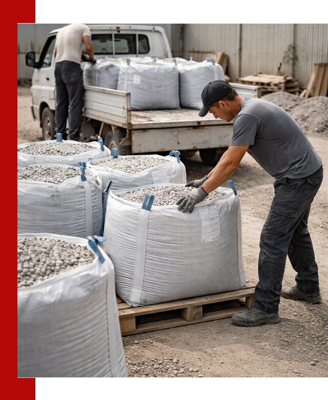 Доставка щебня в мешках по выгодным ценам в Чусовой