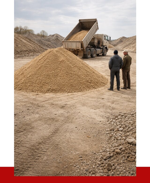 Карьерный песок крупнозернистый в Чусовой от 8881 р | ПРОНЕРУДЧсв