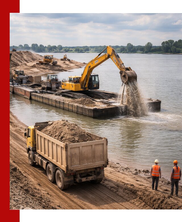 Намывной песок с доставкой в Чусовой оптом и в розницу