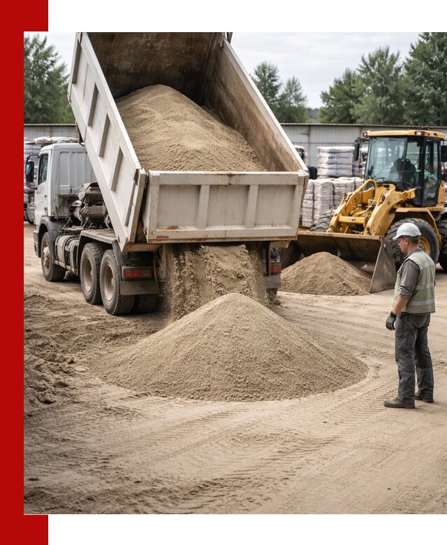 Поставка и доставка песка для бетона в Чусовой