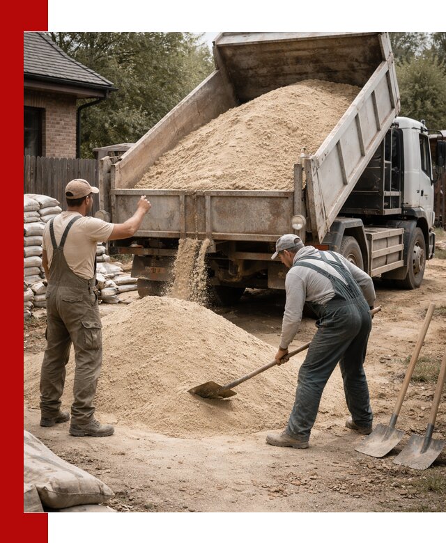 Песок для штукатурки с доставкой в Чусовой качественный и чистый