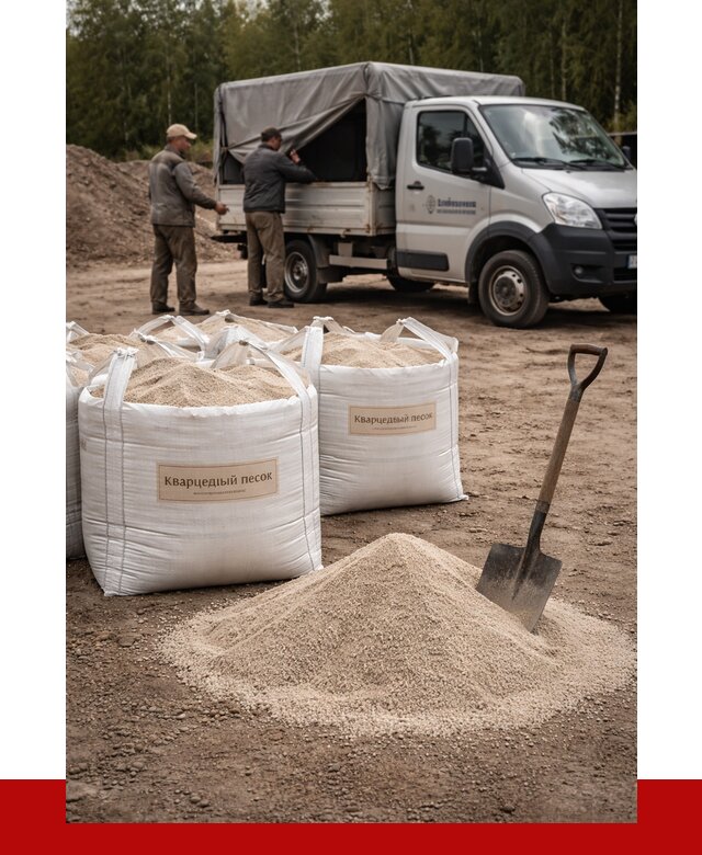 Кварцевый песок для пескоструя в Чусовой от 4702 р. | ПРОНЕРУДЧсв