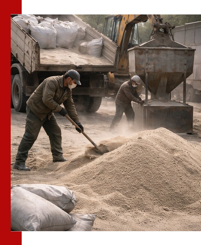 Кварцевый песок для пескоструя в Чусовой — доставка и качество