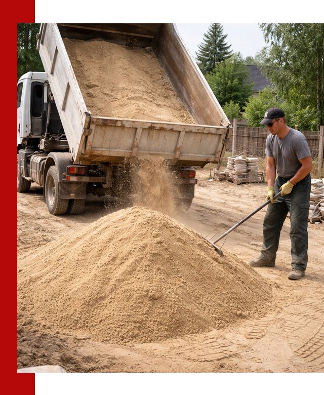 Доставка сухого песка самосвалами в Чусовой