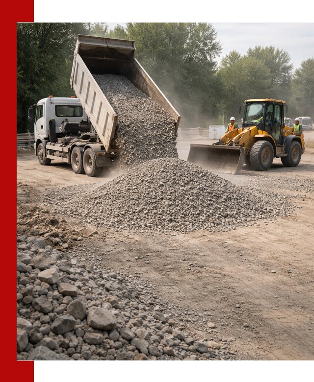 Гравий фракция 5–20 доставка в Чусовой оптом и в розницу