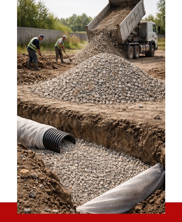 Гравий для дренажа в Чусовой от 2299 р., доставка ПРОНЕРУДЧсв