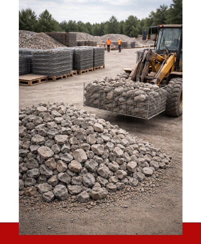 Камень для габионов фракция 70-150 в Чусовой от 4388 р. | ПРОНЕРУДЧсв