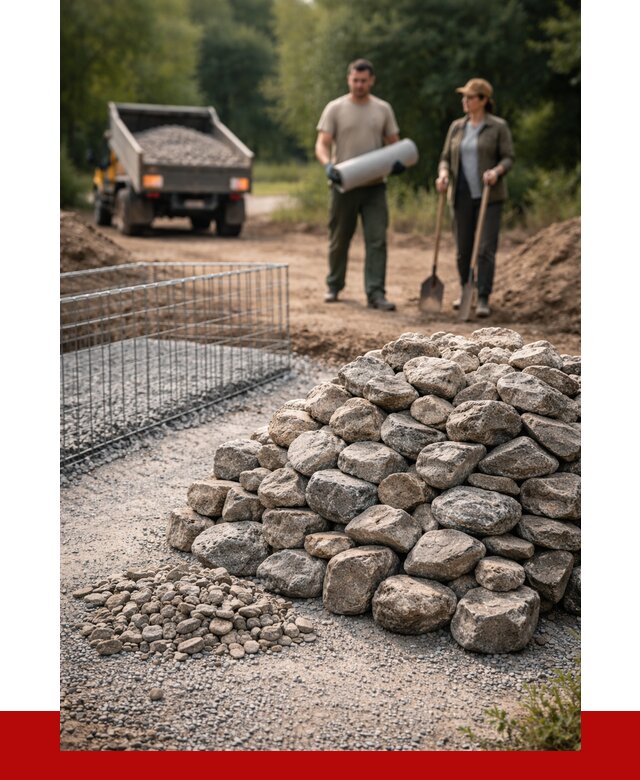 Камень для габионов фракция 100-200 в Чусовой от 5015 р. | ПРОНЕРУДЧсв