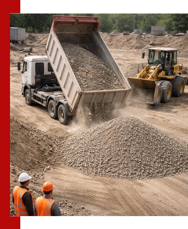 Щебень с песком (ЩГПС С2) с доставкой в Чусовой
