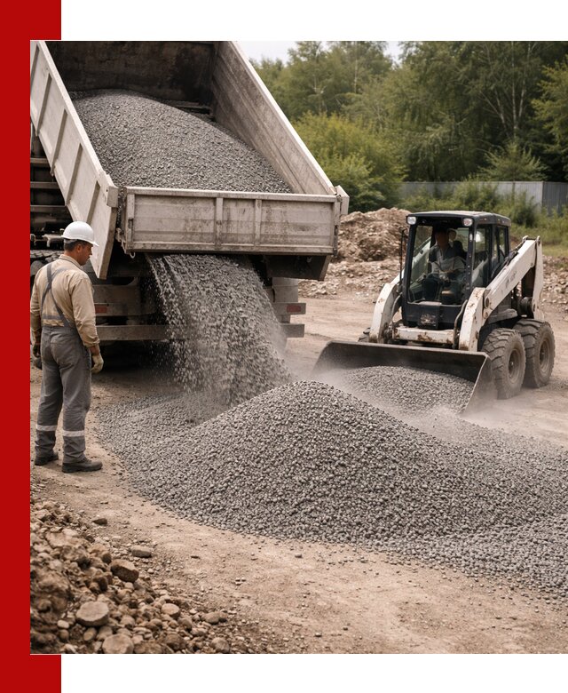 Доставка гравийного отсева 0-5 в Чусовой оптом и в розницу