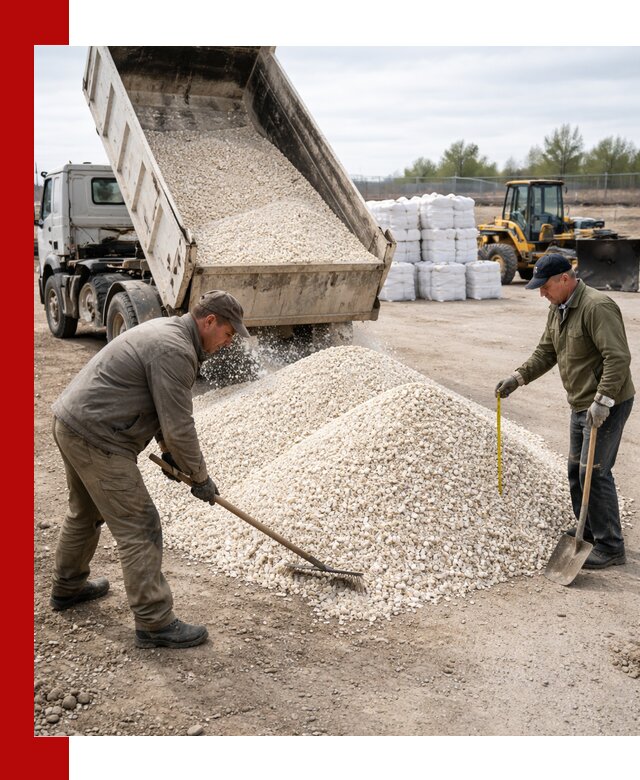 Мраморная крошка с доставкой и разгрузкой в Чусовой