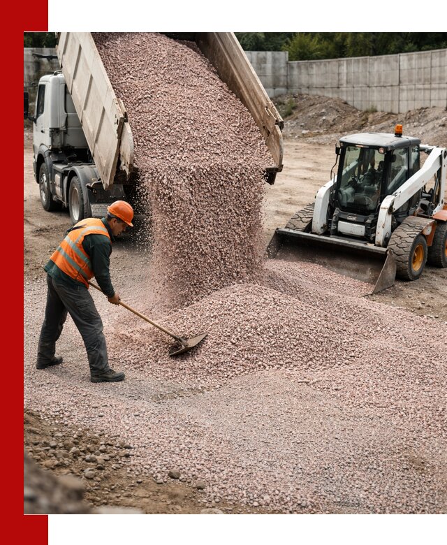 Крошка розовый гранит с доставкой в Чусовой от производителя