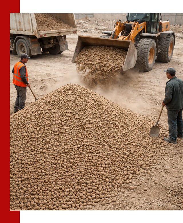 Керамзит фракция 10-20 с доставкой в Чусовой