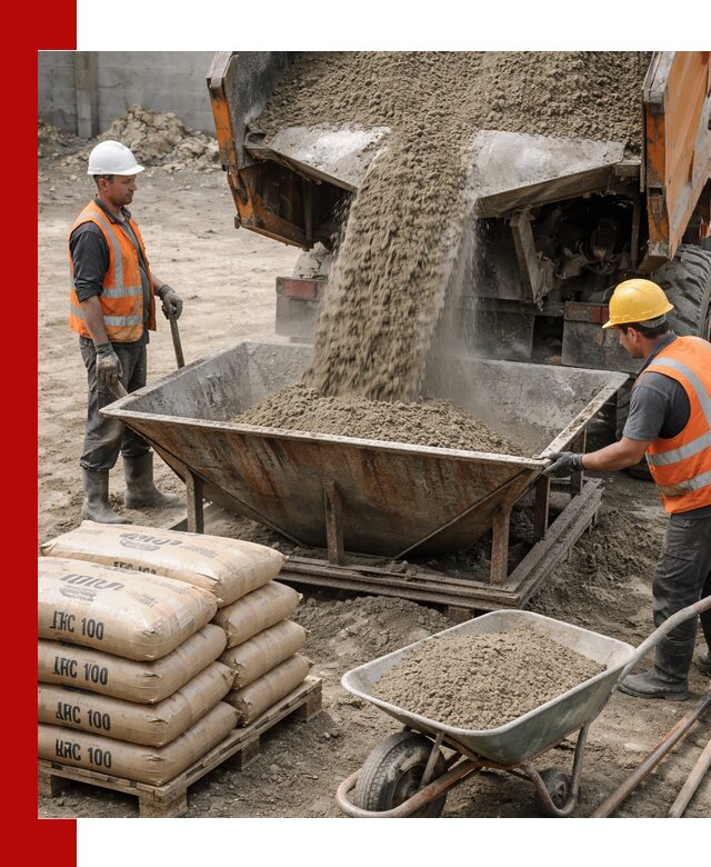 Доставка цементно-песчаной смеси М100 в Чусовой