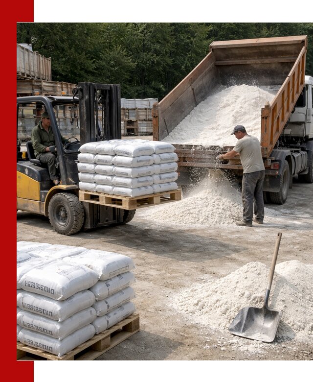 Доставка строительной извести оптом и в розницу в Чусовой