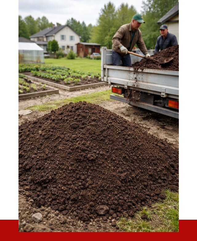 Плодородный грунт в Чусовой с доставкой от 4388 р. | ПРОНЕРУДЧсв