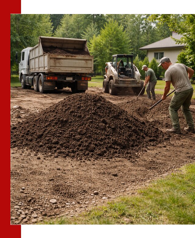 Доставка и укладка грунта для газона в Чусовой