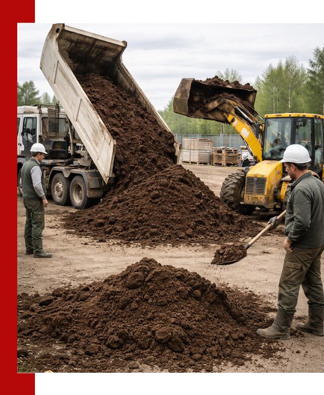 Доставка торфа оптом и в мешках в Чусовой