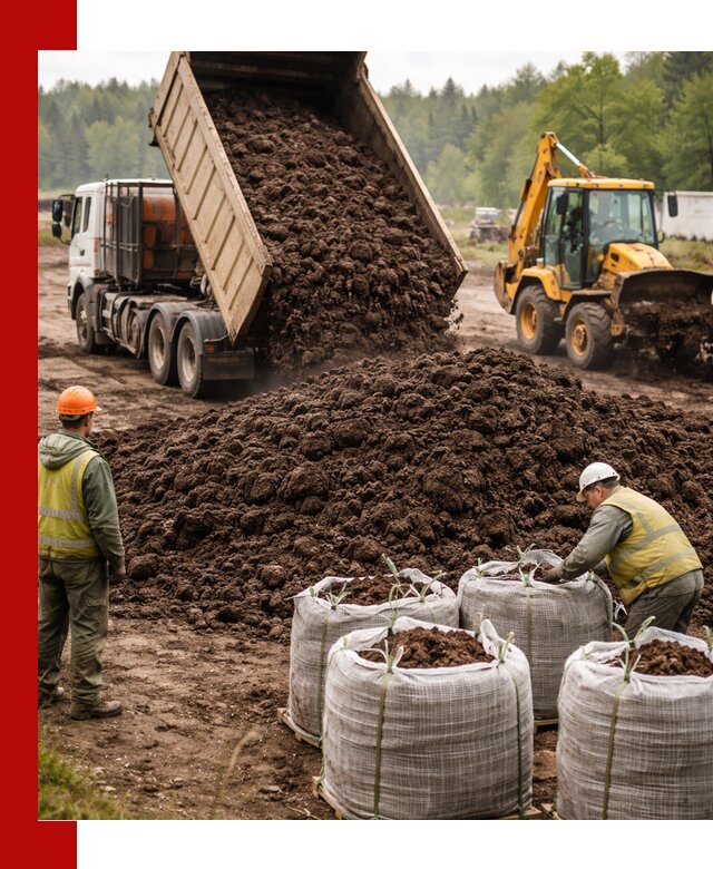 Доставка нейтрального торфа в Чусовой оптом и в розницу