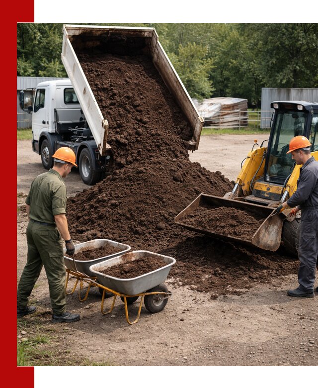 Доставка торфо-земляной смеси в Чусовой для огорода и ландшафта