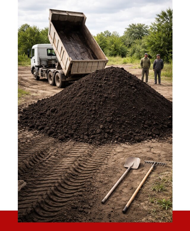 Купить чернозем навалом в Чусовой от 1254 р. за куб | ПРОНЕРУДЧсв