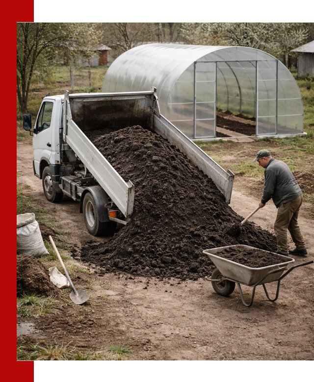 Чернозем для теплицы с доставкой в Чусовой