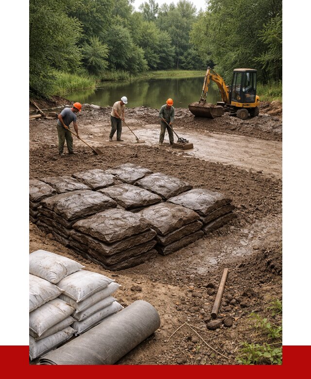 Купить глину для пруда в Чусовой от 4702 р. с доставкой | ПРОНЕРУДЧсв
