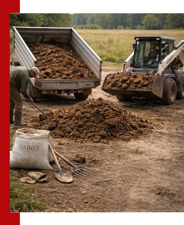 Доставка конского навоза в Чусовой с разгрузкой и доставкой на объект