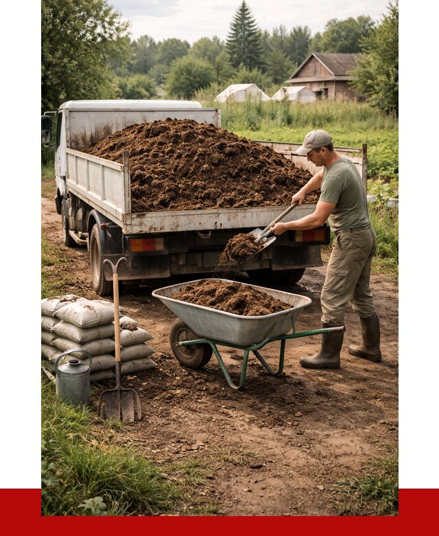 Купить коровий навоз с доставкой в Чусовой от 1881 р. | ПРОНЕРУДЧсв