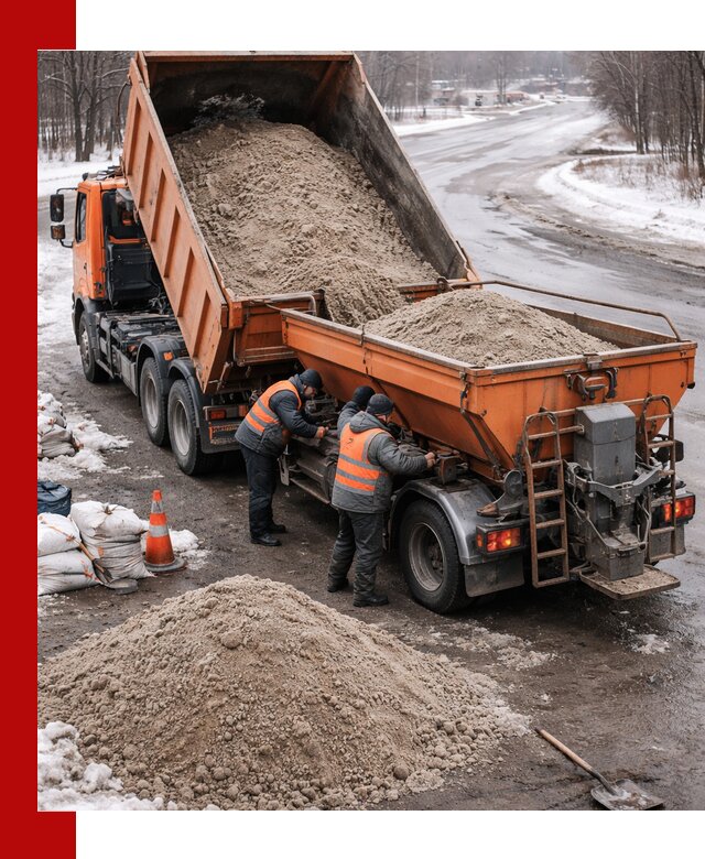 Поставка и вывоз пескосоля в Чусовой оптом и в розницу