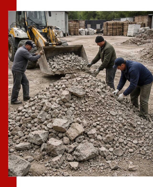 Демонтаж и вывоз бой бетона в Чусовой