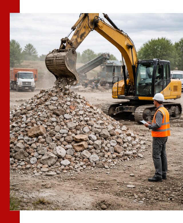 Доставка и вывоз строительного боя в Чусовой