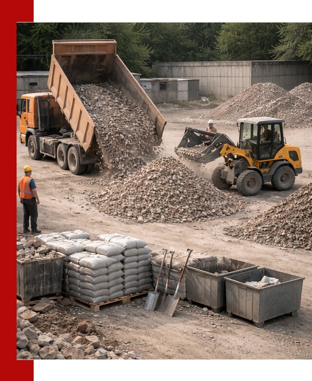 Вторичные материалы для отсыпки в Чусовой — поставка и доставка