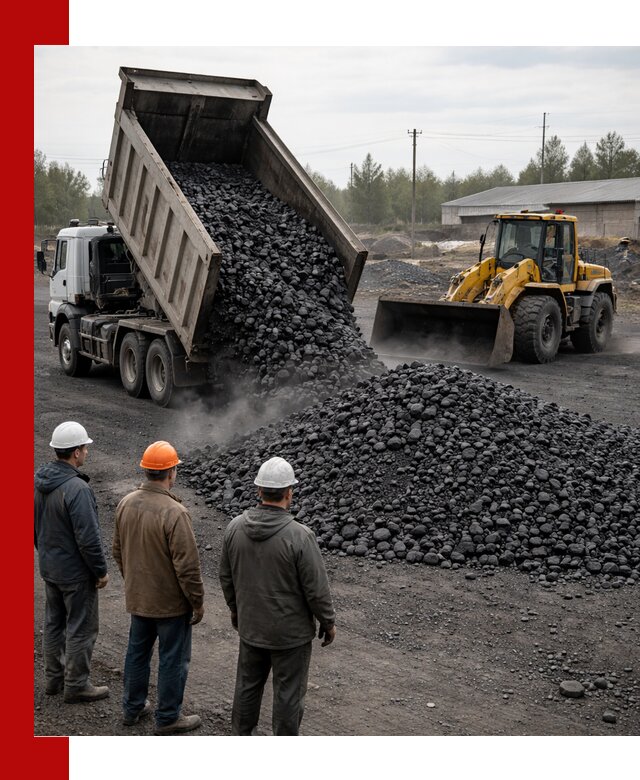 Доставка угля антрацита в Чусовой с самосвалами и погрузкой