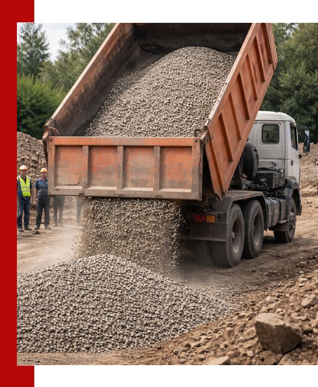 Доставка сыпучих материалов самосвалом в Чусовой быстро и надежно